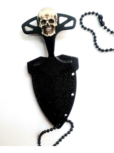 Cuchillo Tactico De.puño Mini Pua Calavera Para Camping Daga