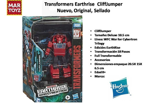 Transformers Earthrise Wfc Cliffjumper Deluxe /martoyz