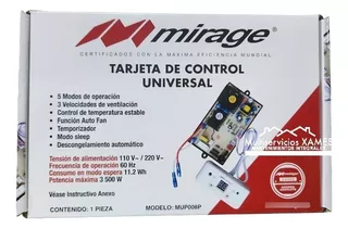 Tarjeta Electrónica Para Minisplit Mirage Universal