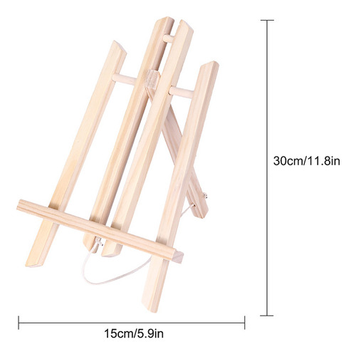 Soporte Easel Artist Para Adultos, Portátil, De Madera, En Á
