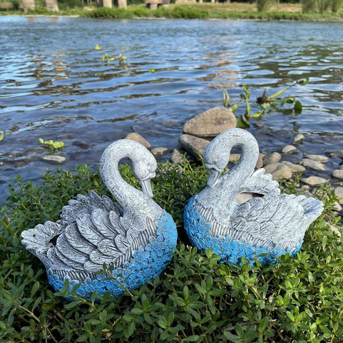 Animal Swan Planta Jardinera Adornos De Jardín Personalidad