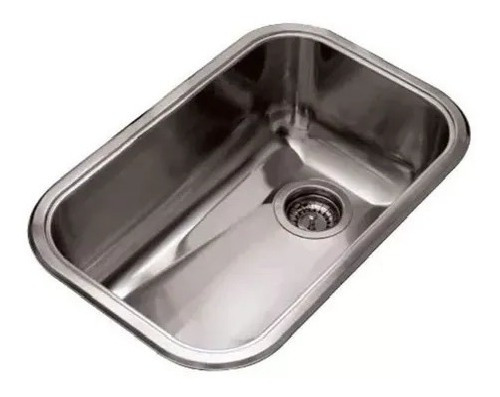 Pileta Cocina Simple De Arriba Johnson Acero Zn52/18 Aº Zio