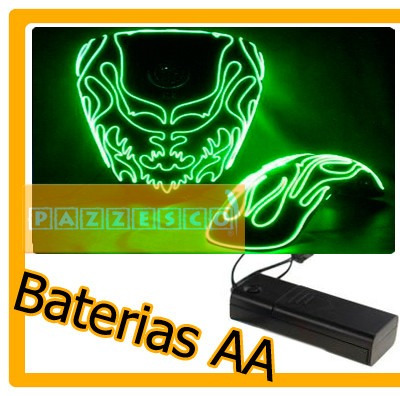 El Wire Hilo Luminoso Luz Neon Dj Cable Tron 3 Metros Led Hd