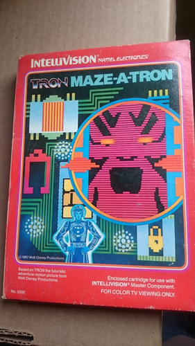 Tron Maze A Tron Intellivision Mattel Electronics