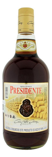 Caja De 6 Brandy Presidente Clasico 1.75 L