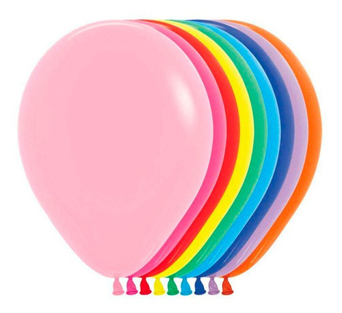 Globo Estandar R12 Rumatex*50unds Surtido