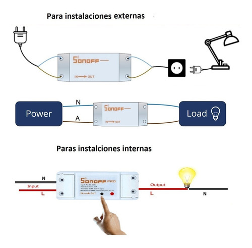 Switch Wifi Sonoff Basic R2 Con Funcion Pulso