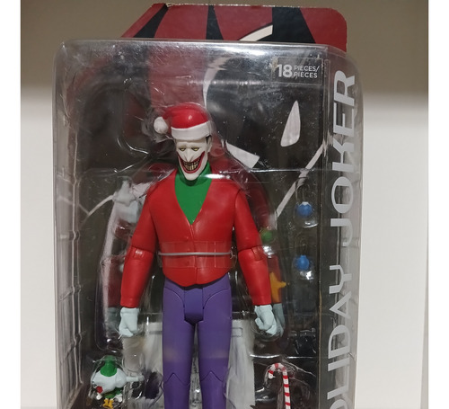 Figura De Accion Joker Navidad Blister Cerrado Dc Comics