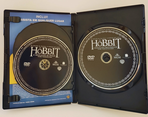 O Hobbit Trilogia 3 Discos Edição Original Senhor Dos Anéis (Usado)