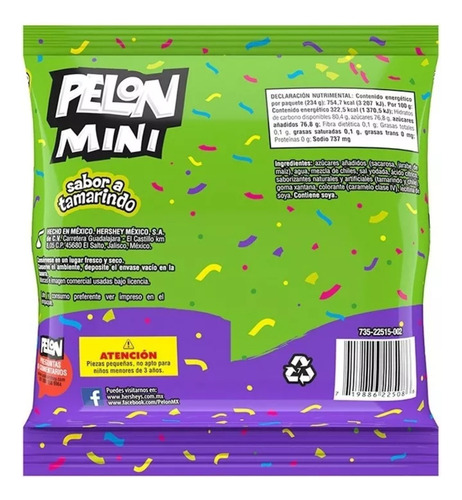 Mini Pelón 18 Piezas Media Caja