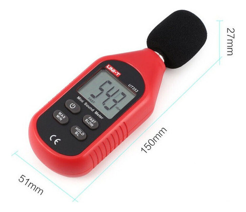 Sonometro Medidor De Sonido Ruido 30-130 Decibeles Ut353