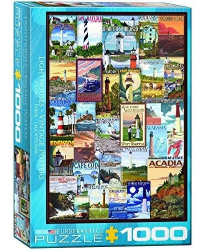 Eurographics Faros Vintage Ads Puzzle (1000 Piezas)