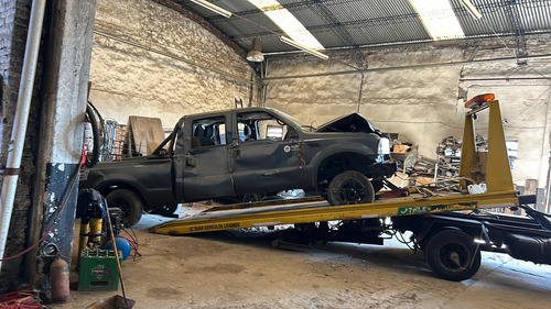 F 100 Xlt 3.9 D 4x4 Doble Cabina Chocado Mecanica Sana