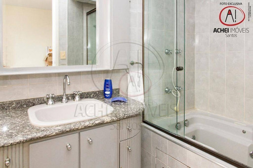 Imagem 28 de 30 de Cobertura Duplex Extraordinária À Venda Com 4 Suítes, 5 Salas, Piscina E Incrível Área Gourmet, 390 M² Por R$ 2.700.000 - Ponta Da Praia - Santos/sp - Co0095