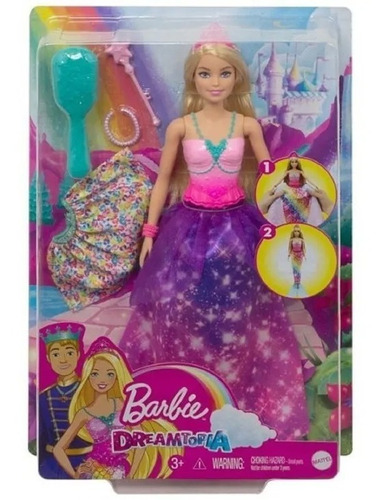 Barbie Dreamtopia Muñeca Modelo Princesa Caja Rota