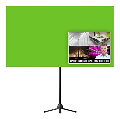 Pantalla Verde Valera Explorer Con Soporte - Panel Portátil 