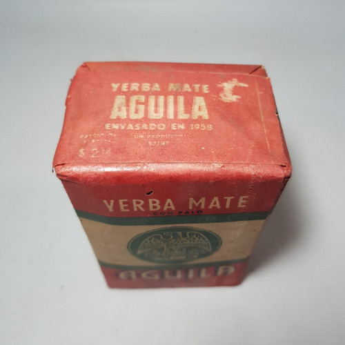 Imagen 6 de 7 de Antiguo Yerba Mate Aguila 1/4 Kilo (lleno). 38000