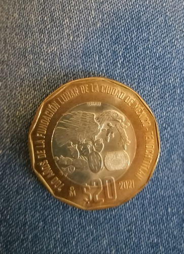 Moneda Conmemorativa De 20 Pesos