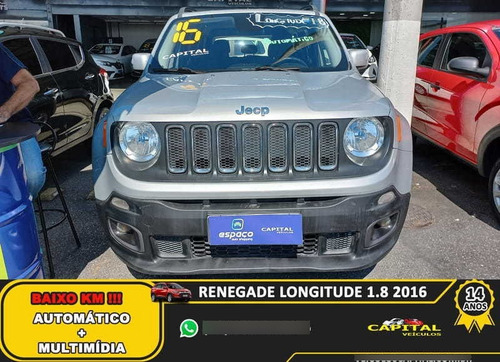 Imagem 4 de 15 de Jeep Renegade Longitude 1.8 Flex Automatico 2016