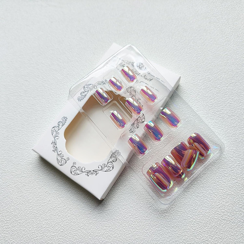 Kkuuoo Presione En Las Uñas Cortas, Uñas Falsas Cortas Uñas