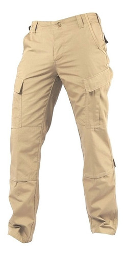 Pantalon Tactico Corte Acu Americano Ripstop Beige Arena Pna