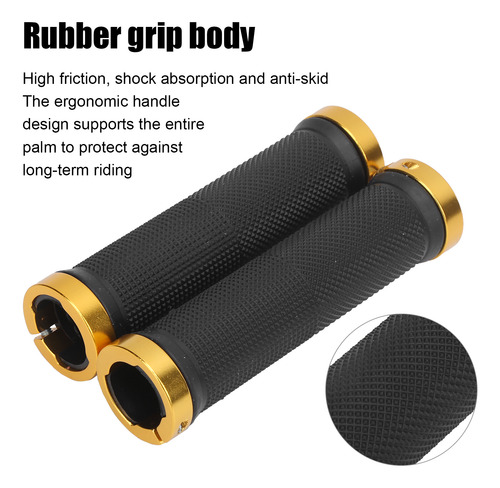 1 Par De Fundas De Manillar De Goma Ligeras Para Mtb Fundas