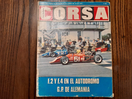 Revista Corsa 480 Victoria Reutemann Alemania F-1 1975 (Usado)