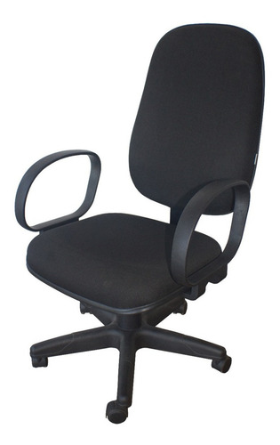 Cadeira Presidente Giratória Flex C/ Braço Corsa Cor Preto