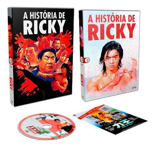 Dvd A História De Ricky - Filme Artes Marciais Dvd + Card