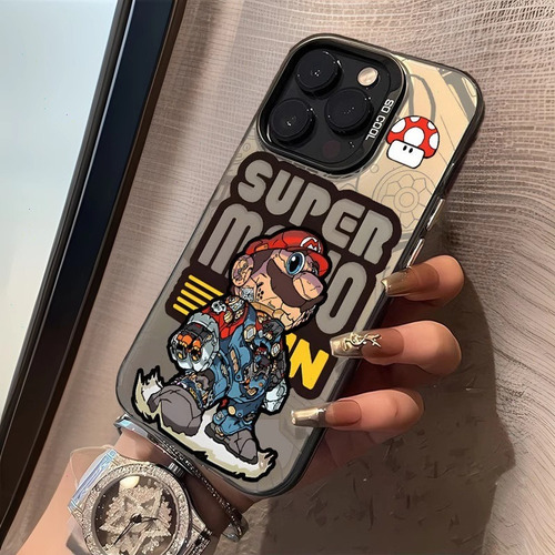 Funda De Mario Mecánico De Dibujos Animados Para Xiaomi/redmi