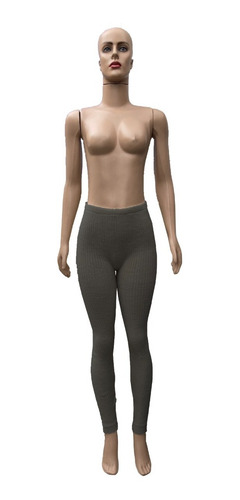 Imagem 2 de 9 de Kit 7 Calça Fusô Canelada Frio Lã Tricô Feminina Masculino