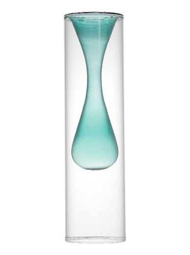 Agua Verde Azulado Gota Lagrima Decorativa Cristal
