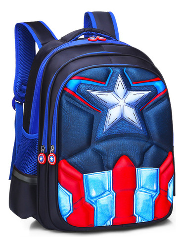 Mochila De Escuela Primaria 3d Stereo Spider-man Marvel Aven