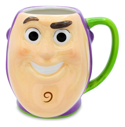 Taza Esculpida En 3d De Cerámica Con Cara De Juego De Buzz L