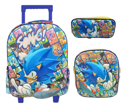 comprar Kit De Mochila Lonchera Y Lapicera Sonic Primaria Vs3888