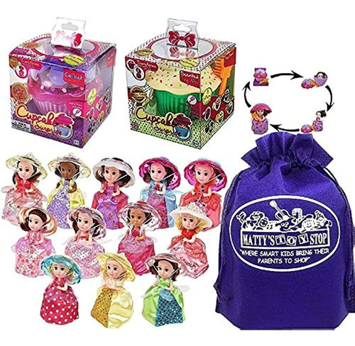 Cupcake Sorpresa Juego De Muñecas De Princesa Perfumadas Con