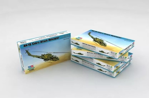 Kit P/ Montar Ah-1s Cobra Attack Helicopter Hobby Boss 1/72