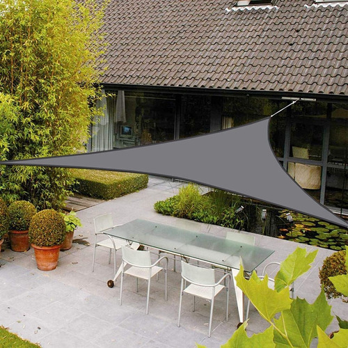 Imagen 5 de 10 de Lona Toldo Vela Triangular Filtro Uv Calidad 2.5x2.5x2.5