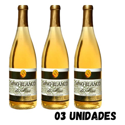 Vino Blanco De Misa X 3 Unid - mL a $46