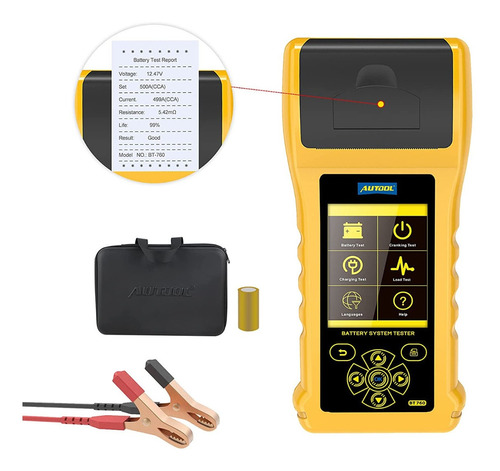 Probador Comprobador Tester Bateria Impresion Autool Bt760