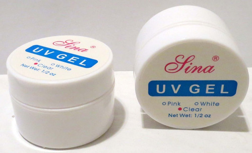 Uv Gel Clear, Color Natural  0.5 Onzas