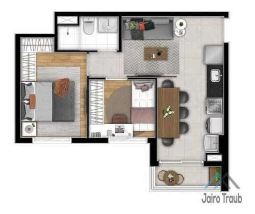 Apartamento Com 1 Dormitório(s) Localizado(a) No Bairro Socorro Em São Paulo / São Paulo - 17537:925015
