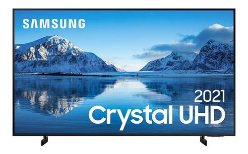 Imagem 1 de 7 de Smart Tv 55 Polegadas Crystal Hdr 4k 55au8000 Wi Fi Samsung