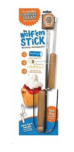 Wolf'em 2-en-1 Roasting Stick For Marshmallow And Fbiw7