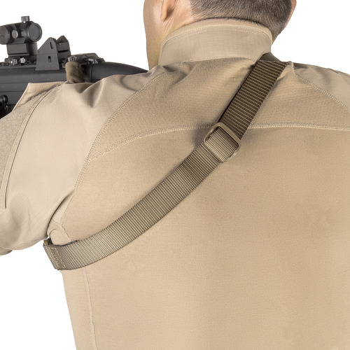 Imagem 4 de 7 de Bandoleira Tática Invictus 1 Ponta - Strap Coyote Airsoft