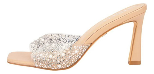Sandalia De Vestir Thalia Sodi Am06 De Dama En Color Nude