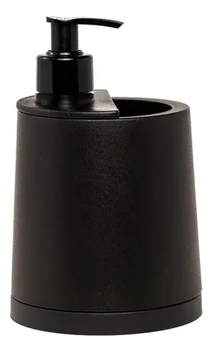 comprar Dispenser Detergente Con Porta Cepillo Esponja Color Negro