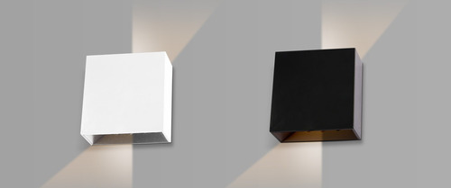 20x Arandela Led 8w Externa Facho Duplo Ajustavel L1280