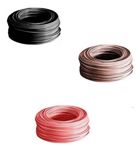 Pack Cable 1.5mm Rojo + Marron + Negro  X100mts Prysmian