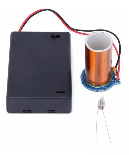 Mini Tesla Coil, Dry Battery Powered Coil Speaker Wireless T